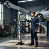 Máquina de Alineación de Cuatro Ruedas para Automóviles con Pantalla Única y Tecnología Eléctrica, para Talleres Mecánicos, con I+D Independiente en Hardware y Software