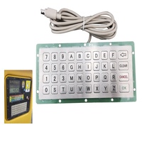 Clavier mécanique industriel USB en acier inoxydable, 40 touches, personnalisable, étanche, antivol, durable, pour distributeur automatique