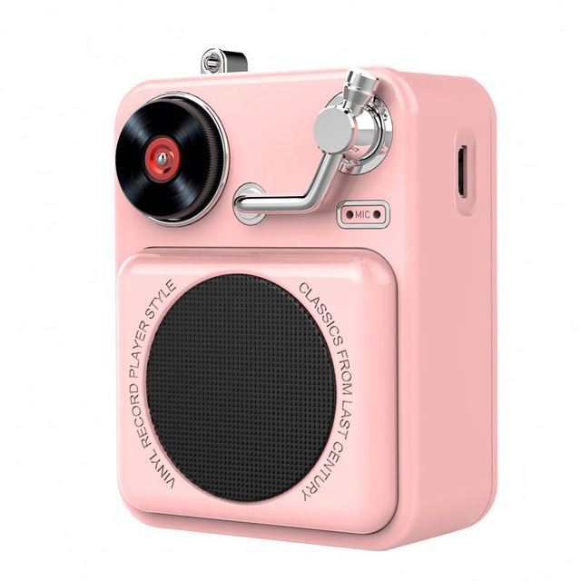 Old Fashion CD Player Shape Wireless Speaker for Gift