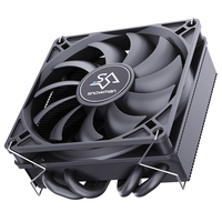 Refroidisseur CPU SNOWMAN Ultra Thin 150W, nouvelles améliorations 2024, 4 caloducs, dissipateur thermique, refroidisseur CPU sans lumière, 92 mm pour boîtier de jeu ITX, ventilateur CPU