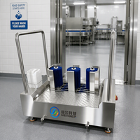 Machine à laver les bottes en acier inoxydable 304, nettoyeur de bottes automatique désinfectant pour l'atelier de production alimentaire et de boissons