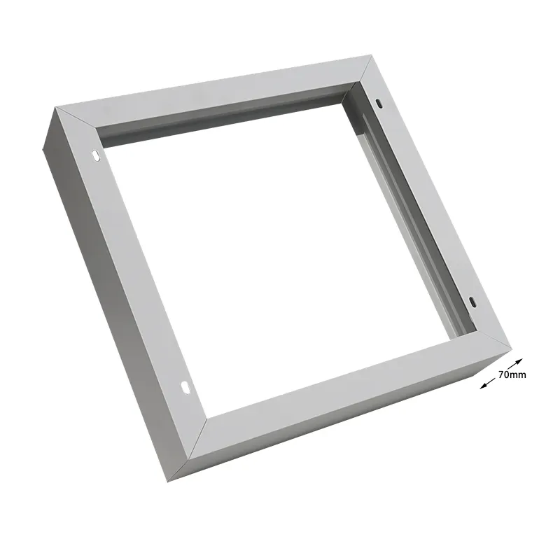 Einfache Installation Metall verbindung Aluminium-LED-Flächen leuchte Oberflächen montierter Rahmen
