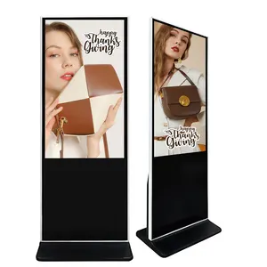 32" 43" 50" 55" Inch Indoor Floor Stand Touch Screen Kiosk LCD Screen Advertising Player Display