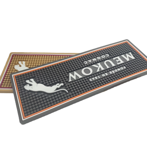 Tapete de barra de goma con logotipo personalizado en relieve, antideslizante, resistente a derrames, tapete de PVC para bar, pub, mostrador de whisky, venta al por mayor - Product Image 4