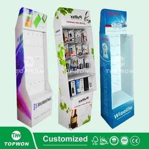 Exhibición de papel para supermercado, soporte de exhibición de cartón con gancho, taza, toalla, papel tisú, pañales para bebés, soporte de exhibición de cartón - Product Image 4