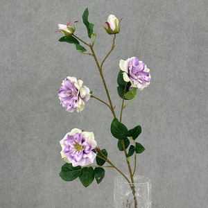 5 têtes Qiangwei décoration de <span class=keywords><strong>rose</strong></span> faite à la main pour la résidence pour Noël et la fête des mères célébration fleur artificielle - Product Image 6