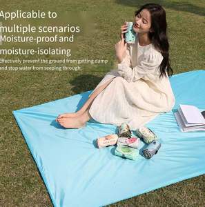 Custom Foldable Eco-Friendly Outdoor Portable Pocket Mini Picnic <b>Mat</b> Waterproof Moisture Resistant <b>Camping</b> <b>Mat</b> for Park Beach - Product Image 5