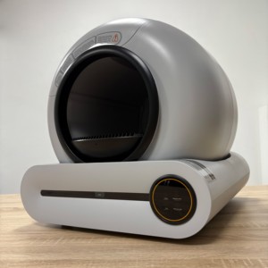 Nieuwe Kleur Grijze Slimme Kattenbak Met Wifi Geur Controle 65l Grote Ruimte Zelfreinigende Automatische Kat Toilet - Product Image 6