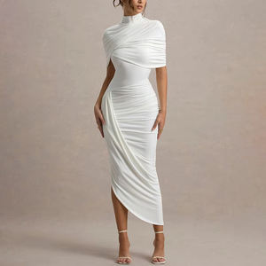 SHENGFU gaun malam Formal untuk wanita, gaun malam mewah ukuran Plus ketat tanpa lengan ramah lingkungan untuk pesta kantor elegan untuk wanita - Product Image 3