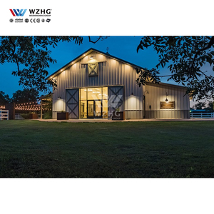 Cực Barn Kit Cấu trúc thép thay thế 100x100m xây dựng trang trại nhịp lớn - Product Image 1