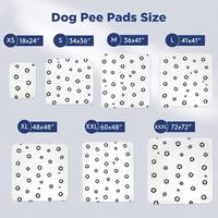 Tapis absorbants lavables Aosen pour chiens, 100 % imperméables, anti-fuites, réutilisables, pour chiots, à absorption rapide, pour l'apprentissage de la propreté