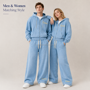 Set Felpa con Cappuccio e Pantaloni Tuta Vintage Personalizzati Effetto Usurato da <span class=keywords><strong>Uomo</strong></span>, 500 GSM Cotone, Etichetta Privata, MOQ 50 - Product Image 4