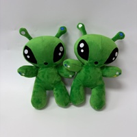 Boneka Alien Hijau Super Lembut dengan Mata Besar dan Antena Panjang, Kustomisasi Grosir Lisa, Mainan Plush Lucu Kartun untuk Menghilangkan Stres, Hadiah Ulang Tahun Anak