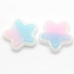 สวยนวนิยาย Glitter Star เรซิ่นลูกปัด Gradient การออกแบบที่สวยงามสำหรับหัตถกรรม DIY โทรศัพท์กรณีสติกเกอร์อุปกรณ์เสริม - Product Image 6