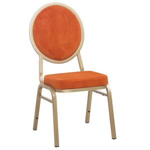 <span class=keywords><strong>Restaurante</strong></span> de lujo <span class=keywords><strong>Hotel</strong></span> de Metal para boda de la marina moderna sala Oval espalda acolchada apilable Louis banquete silla - Product Image 4