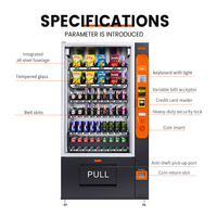 AFEN Automaat voor koude dranken en snacks met lift, verse groenten en fruit, retailterminal, distributeur automatique