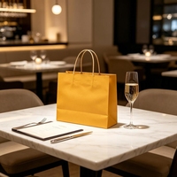 Sacs en papier personnalisés avec logo, recyclables, en papier mat, avec poignées en corde, pour emballages cadeaux de boutiques et de vente au détail