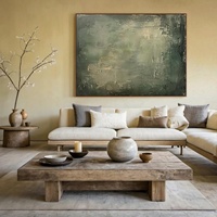 Peinture à l'huile abstraite faite à la main d'art mural moderne personnalisé sur toile tendue photos pour la décoration intérieure oeuvre d'hôtel
