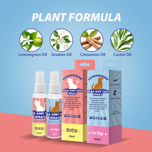 Spray anti-puces et tiques pour animaux domestiques avec des <span class=keywords><strong>huiles</strong></span> naturelles pour chats et chiens - Product Image 3