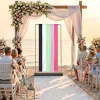 Toile de fond personnalisée sur le thème de l'arc-en-ciel gay, pour la mise en scène de fêtes à thème en intérieur et la décoration de tournages en studio