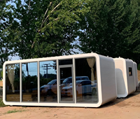 Conteneurs, autres maisons préfabriquées, maison-conteneur moderne, maison-conteneur de luxe, maison préfabriquée entièrement meublée, maison à 2 étages