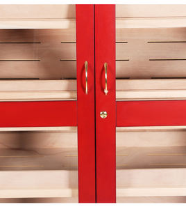 Grand humidor à cigares à double porte, résistant à l'humidité, écologique, avec couleur et logo personnalisables, capacité de 4000 à 5000 cigares, en bois - Product Image 5