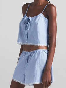 Conjuntos de pijama de algodón con logotipo privado y etiqueta personalizada, Conjunto de pijama de mujer, camisola, conjunto de <span class=keywords><strong>ropa</strong></span> de dormir sin mangas para mujer - Product Image 3