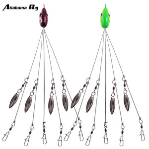 Esca Artificiale in ABS per <span class=keywords><strong>Pesca</strong></span> al Persico in Mare, 17.5g, Set di Esche Bioniche con Paillettes per Attacco di Gruppo - Product Image 5