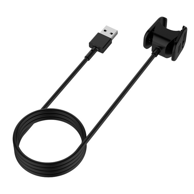 For Fitbit Charge 4 Charger Cradle Dock 55CM/100CM USB Charging Cable with Braid Shielding Replacement Parts for Fitbit Charge 3