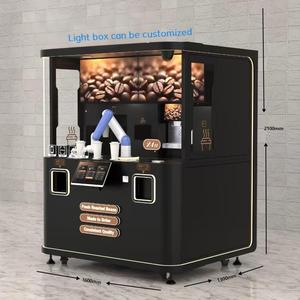เครื่องชงกาแฟอัตโนมัติเต็มรูปแบบ หุ่นยนต์บาริสต้า <span class=keywords><strong>ชง</strong></span>ลาเต้อาร์ตได้หลากหลาย พร้อมจำหน่ายชา นม และกาแฟหลากหลายรสชาติ - Product Image 3