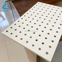 Panneaux acoustiques décoratifs en fibre de ciment personnalisés Solution de contrôle du bruit de la cloison de bureau ignifuge et de la salle de classe scolaire