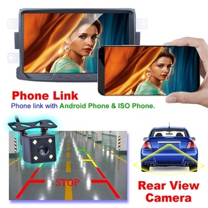 Autoradio Android 8 Pollici 2 Din con Schermo Touch HD, Lettore Multimediale, Stereo Auto con GPS per Renault <span class=keywords><strong>Dacia</strong></span> - Product Image 3