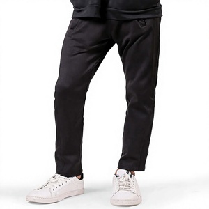 2026 OEM Men's Plus Size Casual Sweatpants Midweight Cotton <b>Drawstring</b> Waist Jogger Pants Autumn Loose Fit <b>Trousers</b> Orange Color - Product Image 3