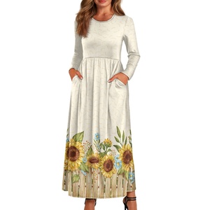 On Sale Sunflower Dress Perfect for Casual & Party Wear | Alibaba.com