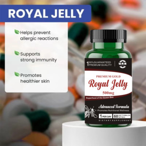 Tốt nhất bán Vegan sữa ong chúa chế độ ăn uống bổ sung nuôi dưỡng da Phấn Ong Softgels - Product Image 3