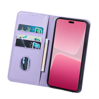 Étui portefeuille en cuir PU de haute qualité pour Samsung Galaxy S24 S23 Plus S22 Ultra S21 FE, étui magnétique avec porte-cartes, pochette pour téléphone
