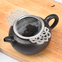 Infuser Teh Portabel Ramah Lingkungan dari Baja Tahan Karat dengan Pegangan Ganda Desain Bunga Lucu Bentuk Bola dengan Mangkuk