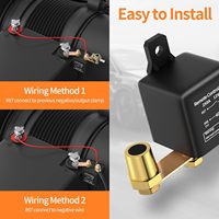 Disjoncteur 12V avec déconnexion de batterie à distance, indicateur de tension LED, interrupteur d'alimentation automatique de haute qualité, interrupteurs à commande à distance