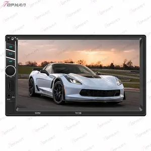 TOPNAVI 7 "Android Autoradio con 1 Din lettore multimediale universale Split Screen & Aux Port combinazione Display Autoradio