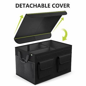 Caja Organizadora Plegable Multifuncional de Plástico Resistente para Auto, con Aislamiento y Tapa - Product Image 3