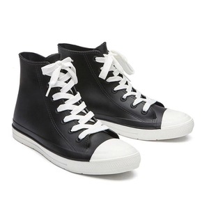 Color caramelo moda impermeable claro <span class=keywords><strong>de</strong></span> goma <span class=keywords><strong>de</strong></span> <span class=keywords><strong>mujer</strong></span> tobillo <span class=keywords><strong>Botas</strong></span> <span class=keywords><strong>de</strong></span> lluvia impermeable zapatos - Product Image 5