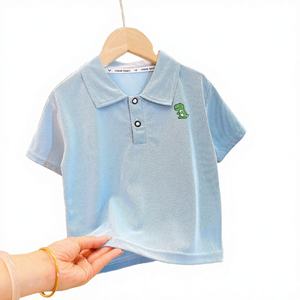 Nouveauté 2026 : Polos et T-shirts décontractés à manches courtes pour garçons, imprimé animalier, tricotés, haute qualité, 100 % polyester - Product Image 4