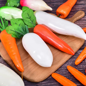 Carottes en mousse de simulation de plusieurs tailles, légumes réalistes en mousse pour décorations de fête, de maison et de cuisine - Product Image 3
