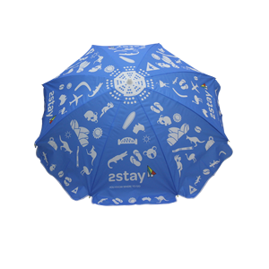 High Quality 8ft Heavy Duty Aluminum Parasol <b>Large</b> Outdoor Sun Umbrella with Digital <b>Printing</b> and Custom Logo - Product Image 2