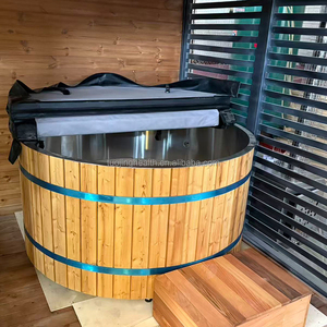 Combinazione Libera di Gazebo con Salotto, Sauna, Doccia e Vasca Calda/Fredda per Esterni Personalizzata, Sauna Secca da 2-8 Persone per Giardino e Casa - Product Image 6