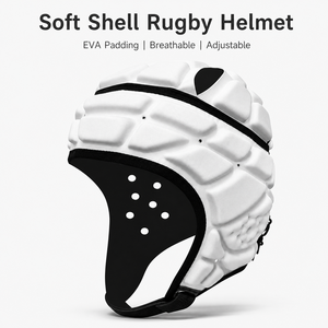 YOUNGSON Venta al por mayor Gorra de rugby personalizada, Casco suave para fútbol americano 7v7 con protección de bandera, Protector de cabeza acolchado de EVA, Protector de cabeza acolchado de EVA con diseño de panal para fútbol americano y esquí - Product Image 3