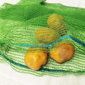 Vente en gros de sacs en maille Raschel en matériau PE de haute qualité 25kg 30kg 50kg fermeture à cordon pour emballage de légumes, fruits et agriculture - Product Image 2