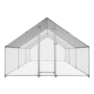 Corrales Metálicos para Aves <span class=keywords><strong>de</strong></span> Corral Fáciles <span class=keywords><strong>de</strong></span> Ensamblar con Cubierta para Patio Trasero - Product Image 2