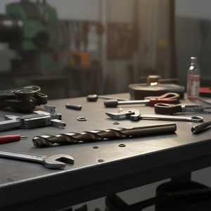 Broca cilíndrica de carburo con punta rectificada Fervi para máquinas herramienta - Product Image 3