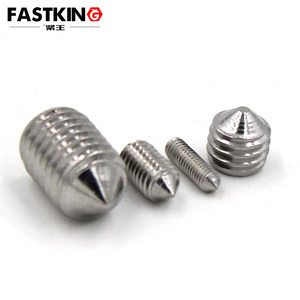 Stainless Steel 316 ISO4027 Set Grub Hex Socket Internal Six <strong>Angle</strong> Cone Point End Allen Head Metric Set M5 M8 <strong>Screw</strong> - Product Image 5